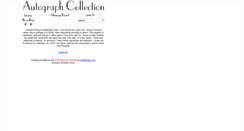 Desktop Screenshot of karensautographs.com