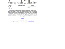 Tablet Screenshot of karensautographs.com
